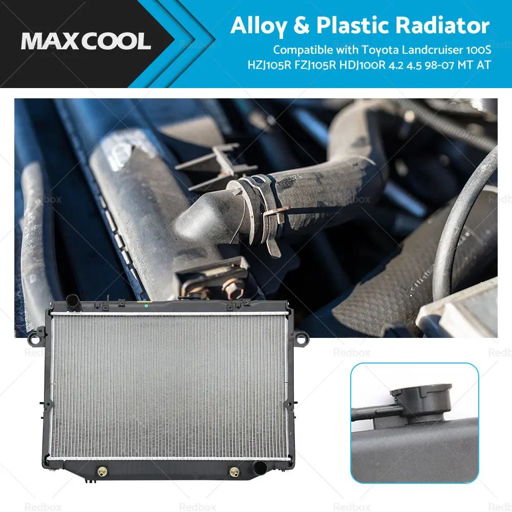 Radiator Suitable For Toyota Landcruiser 100S HZJ105R FZJ105R HDJ100R 98-07AT MT - Image 6