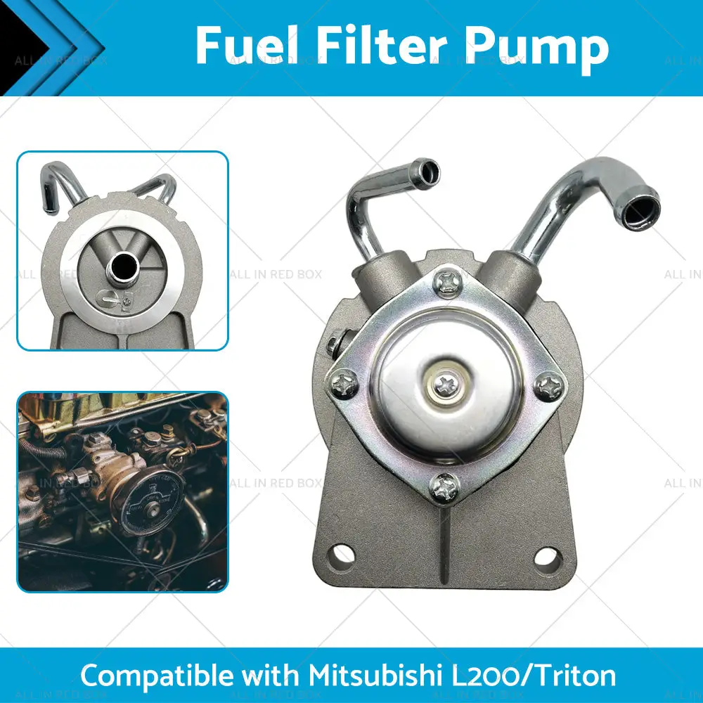 Diesel Fuel Filter Primer Pump Suitable For Mitsubishi Triton ML MN 2. 5L 05-15 - Image 2