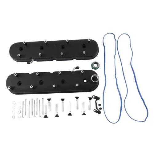 Cast Aluminium Valve Cover with Coil Mounts Suitable for LS LS1 LS2 LS3 LS6 LS7 Engine Valve Cover Black