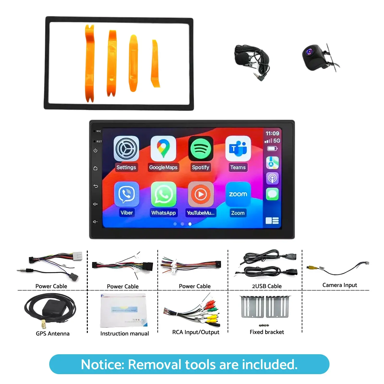 In-Dash Head Units Android Car Stereo 7'' Suitable For Nissan Navara D40 2007-15 - Image 2