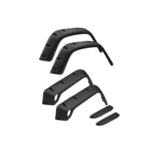 Pocket Style Matte Black Fender Flares Jungle Guard Suitable For Jeep Wrangler TJ 1997-2006