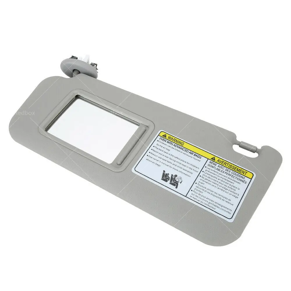 Buy left sunshade visor for Toyota RAV4 2006-2013 in gray by Kaka Auto Parts Products On Sale Australia with built-in mirror