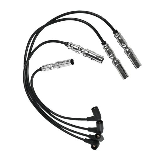 4x 7mm Ignition Spark Plug Wires Suitable For VW Beetle / Golf / Jetta 2.0L L4 1998-2015