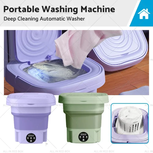 8L Foldable Portable Washing Machine with 3 Modes Deep Cleaning Automatic Washer 240V