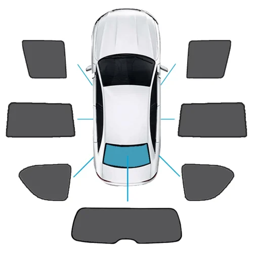 Car Window Magnetic Sun Shade Suitable For Nissan Patrol Y62 Series 2012-2024