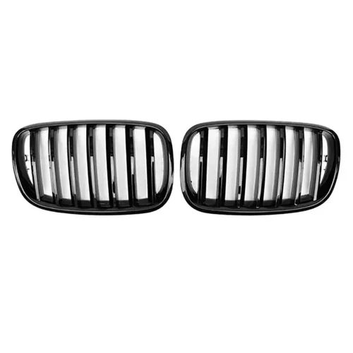 Front Bumper Kidney Grill Grille Gloss Suitable For BMW E70 X5 E71 X6 2007-2013