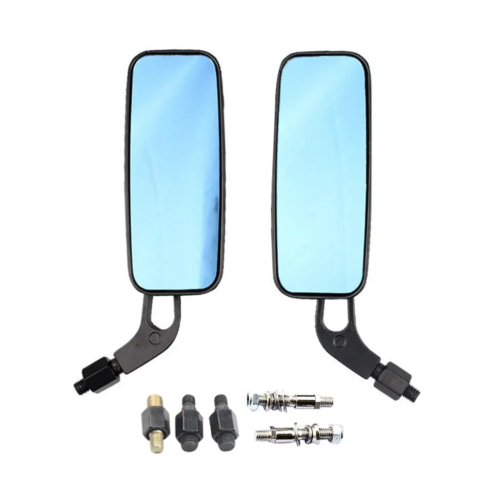 Buy MAXCOOL 8-10mm motorcycle mirrors for chopper, cruiser, bobber, racer & cafe scooter with mounting adapters Products On S