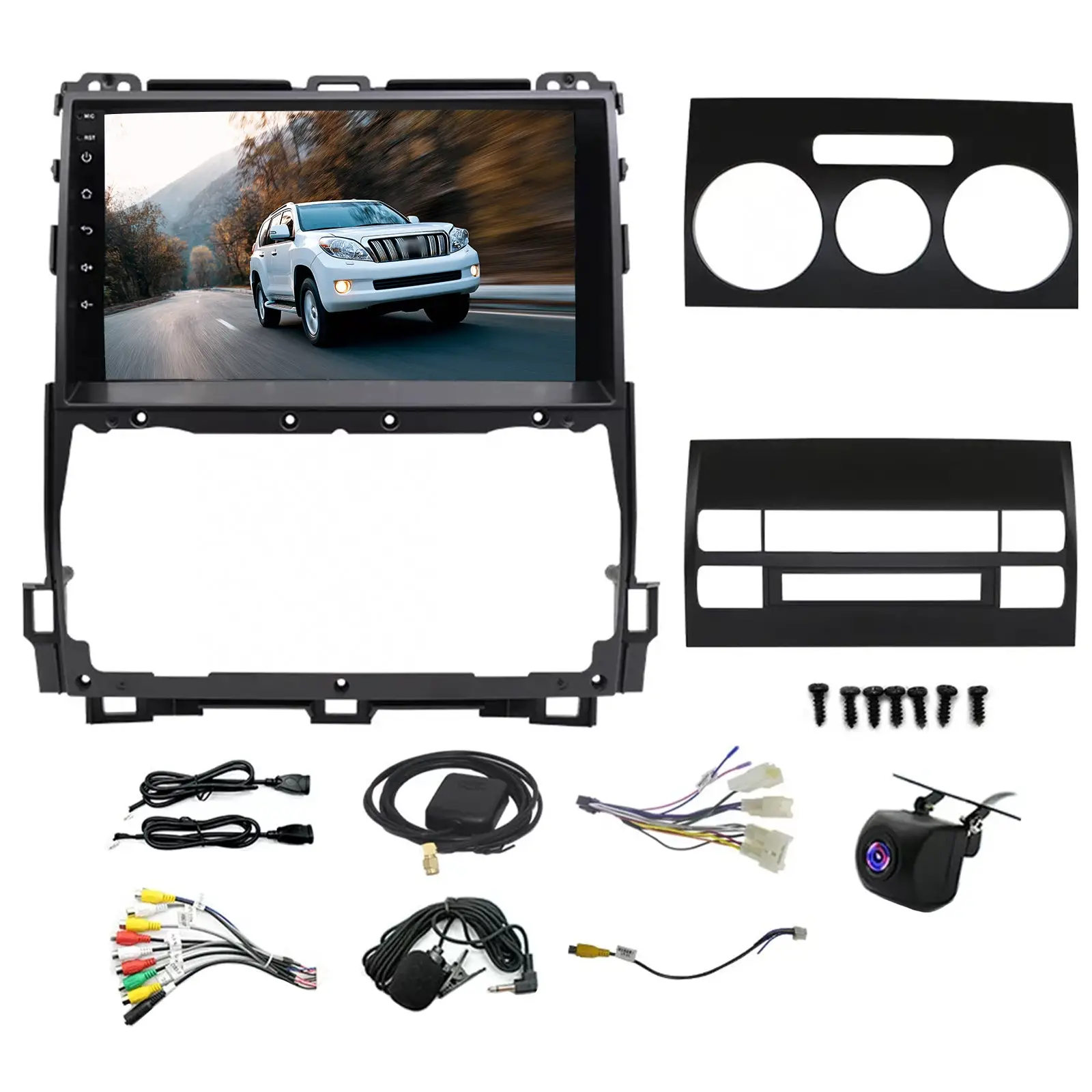 CarPlay Stereo Head Unit Suitable For Toyota Prado 02-09 Android 13 GPS 4+64G - Image 4