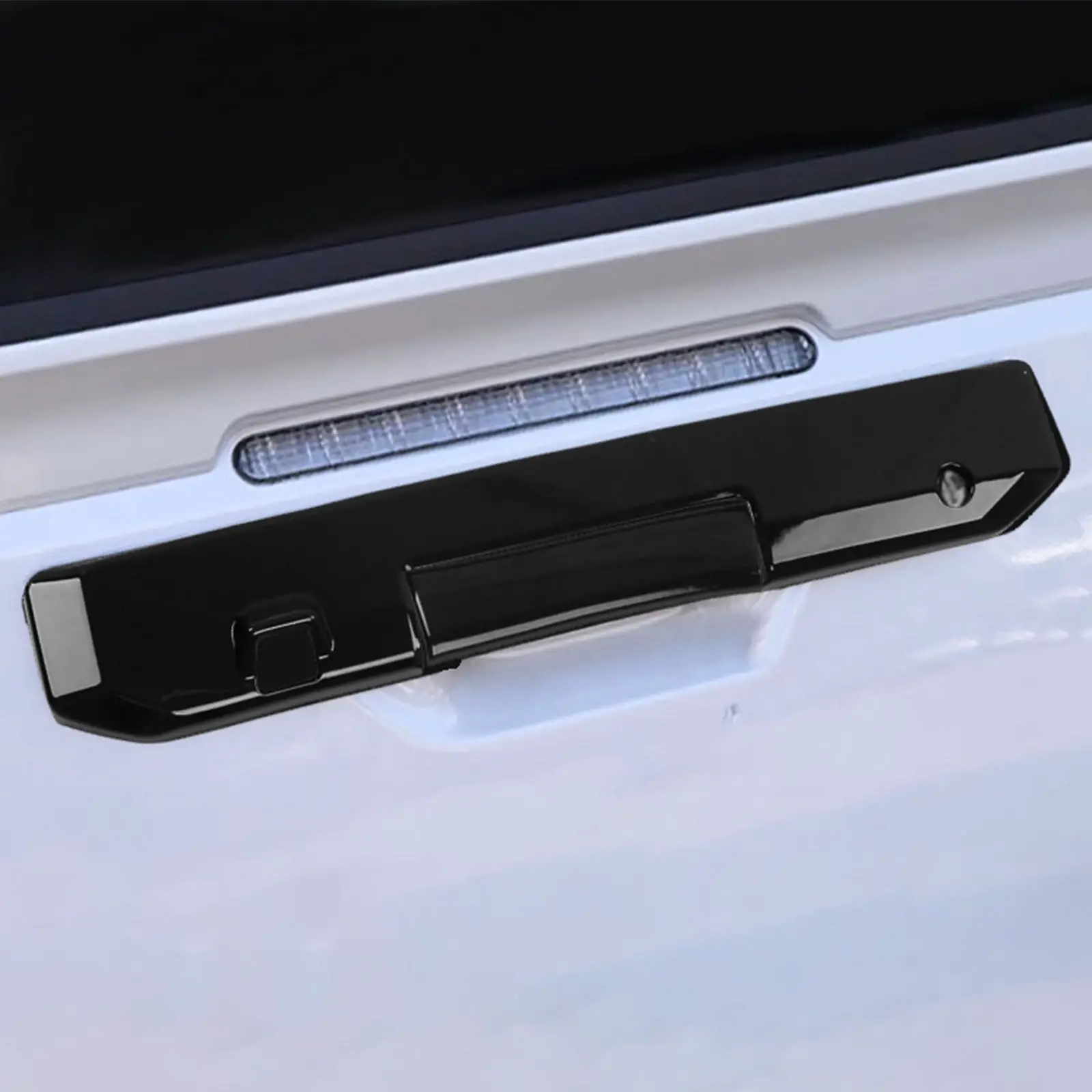 Glossy Black Rear Tail Gate Tailgate Handle Cover Suitable For Triton L200 23-25 - Image 4