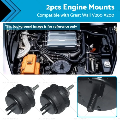 2x Engine Mount Suitable for Great Wall V200 X200 2. 0L GW4D20 Diesel Auto or Manual