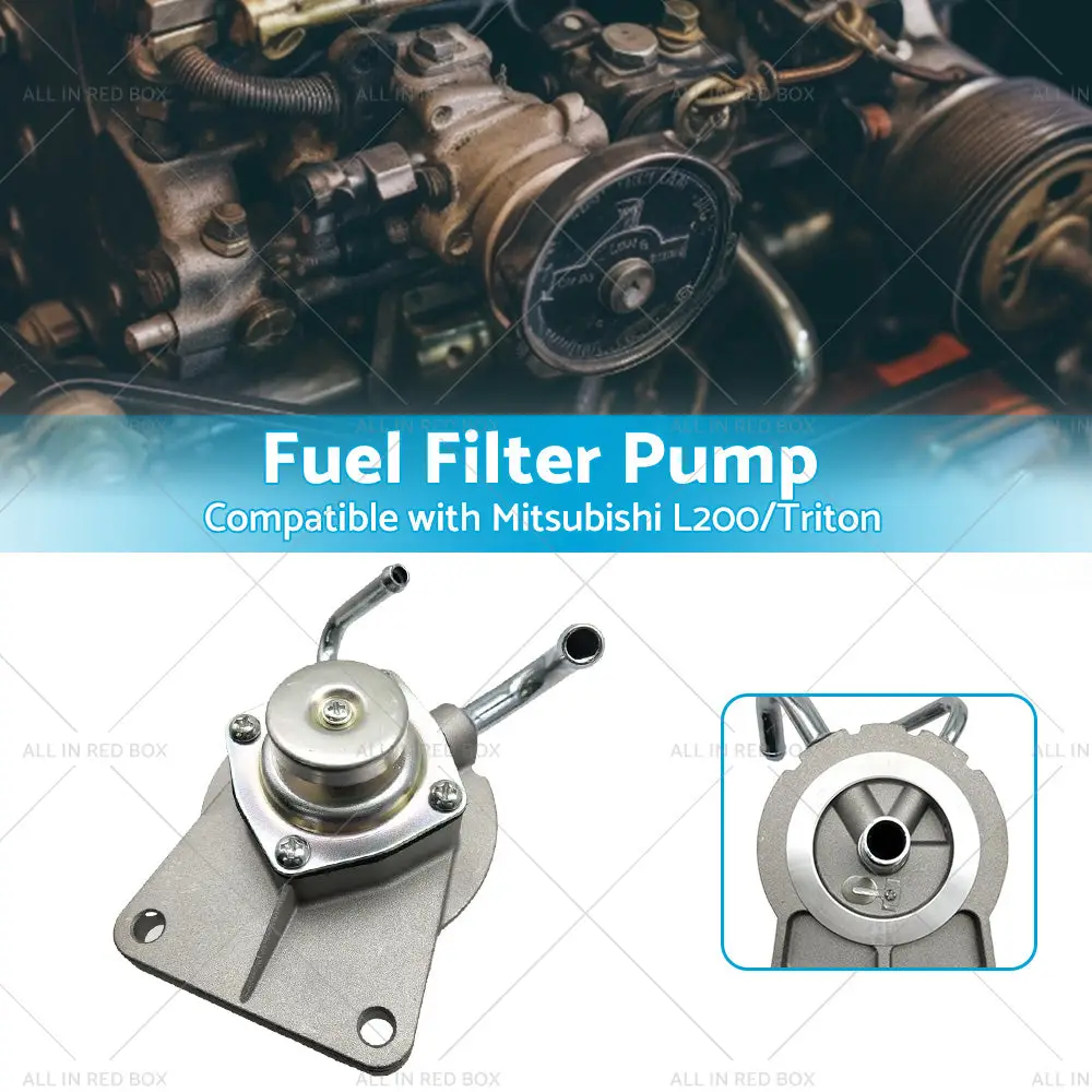 Diesel Fuel Filter Primer Pump Suitable For Mitsubishi Triton ML MN 2. 5L 05-15 - Image 3