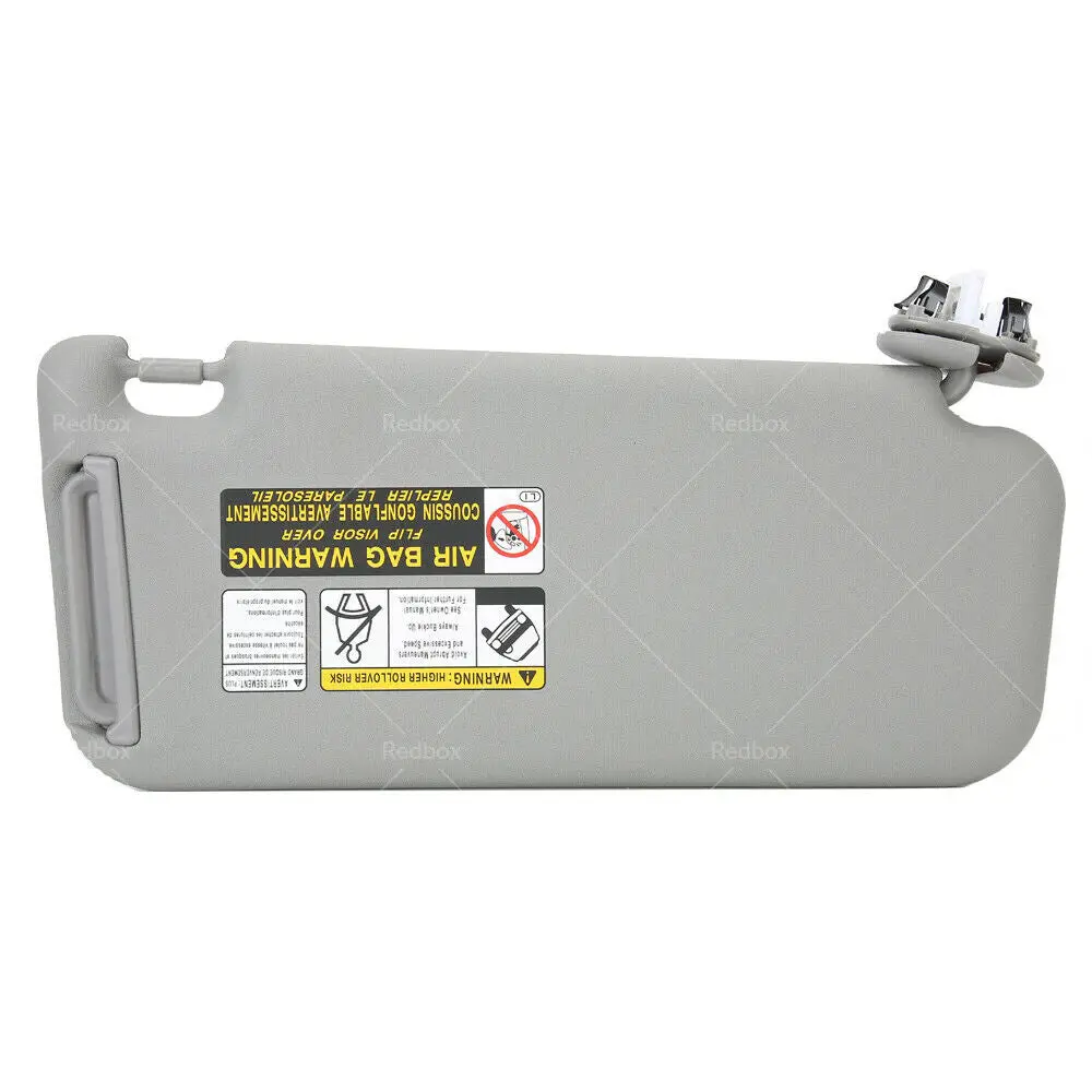 Buy left sunshade visor for Toyota RAV4 2006-2013 in gray by Kaka Auto Parts Products On Sale Australia with airbag warning l