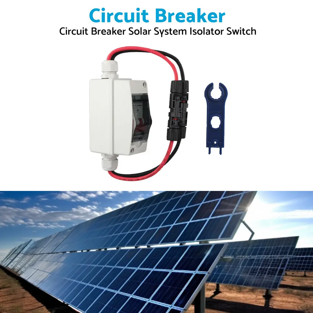 PV Isolator Switch DC 500V 32A IP65 Disconnect Circuit Breaker Suitable for Solar-Panels - Image 3