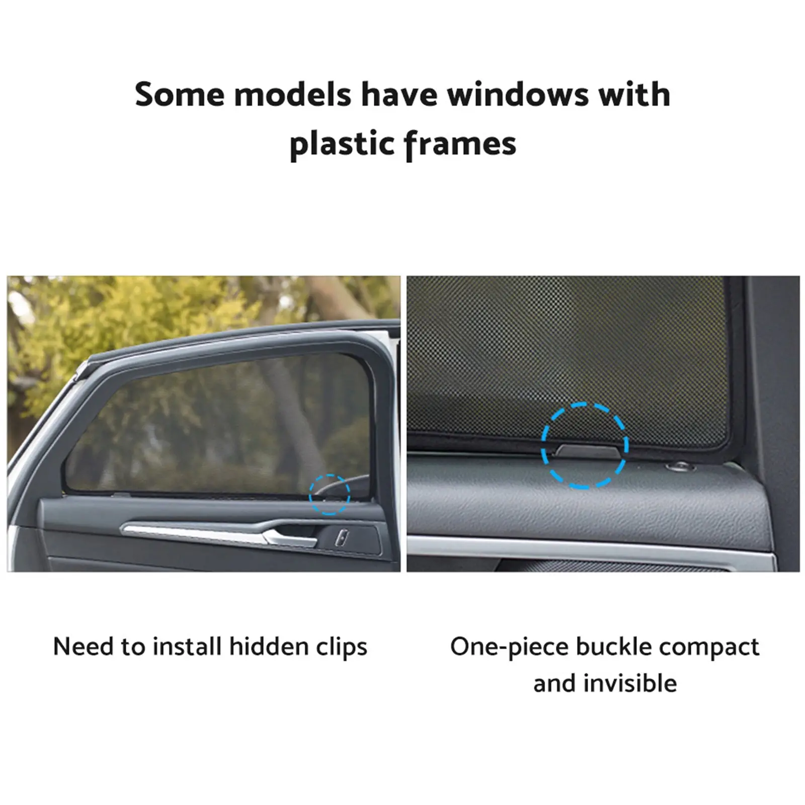 Car Window Magnetic Mesh Sun Blind Shades Suitable For Toyota Camry 2017-2025 - Image 5