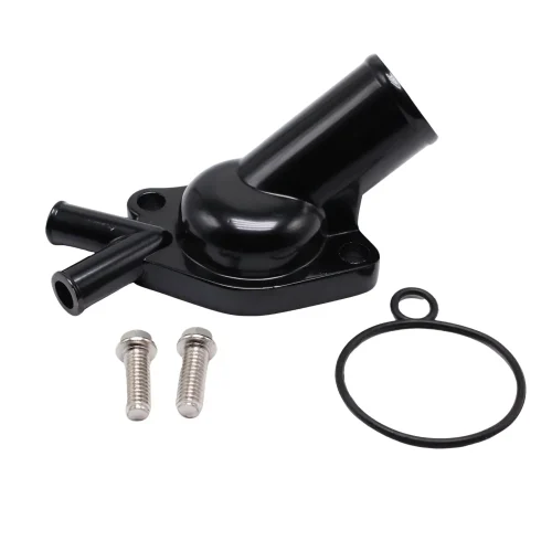 Black Twin Port Thermostat Housing Suitable for Holden V8 253 308 WB LH LX HX HZ