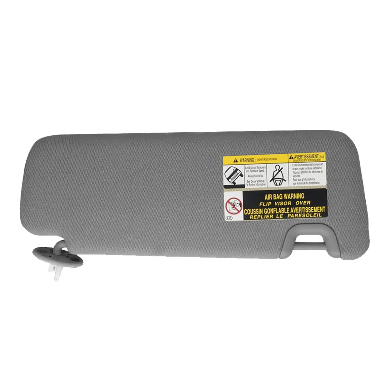 Right Driver Side Sun Visor With Vanity Light Suitable For Toyota Kluger 2014-2019 Gray - Image 2