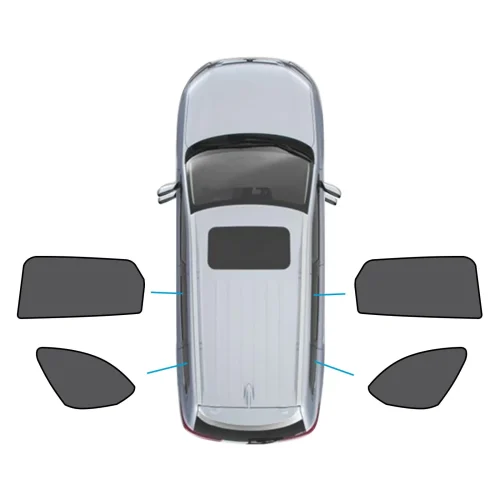 Triangular & Rear Car Window Sun Shades Suitable For Mazda CX-9 2016-2025 UV Protection