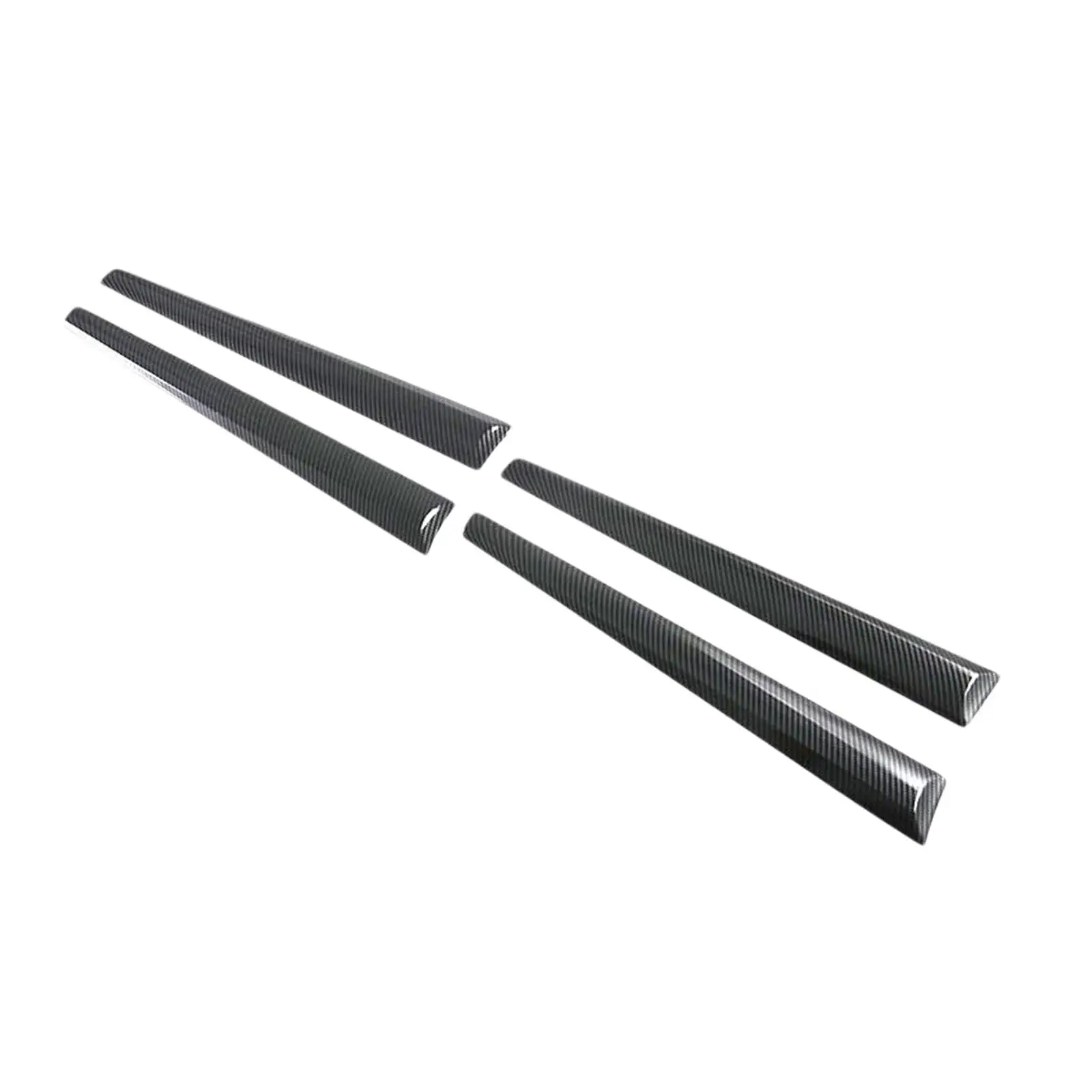 Buy carbon ABS interior door panel cover trim set 4x for Toyota Hilux 2015-2021 by MAXCOOL Products On Sale Australia