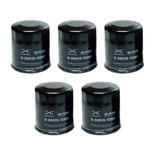 Oil Filter 5x 90915-YZZD2 Suitable For Toyota Camry / Avalon / Hilux / Hiace 1KDFTV