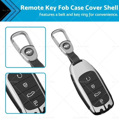 Zinc Alloy Remote Key Fob Case Cover Shell Black Suitable For Chery Omoda 5