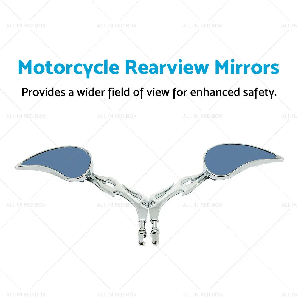 Buy Maxcool motorcycle rearview mirrors for Harley Davidson Street Glide Dyna with chrome finish from Products On Sale Austra