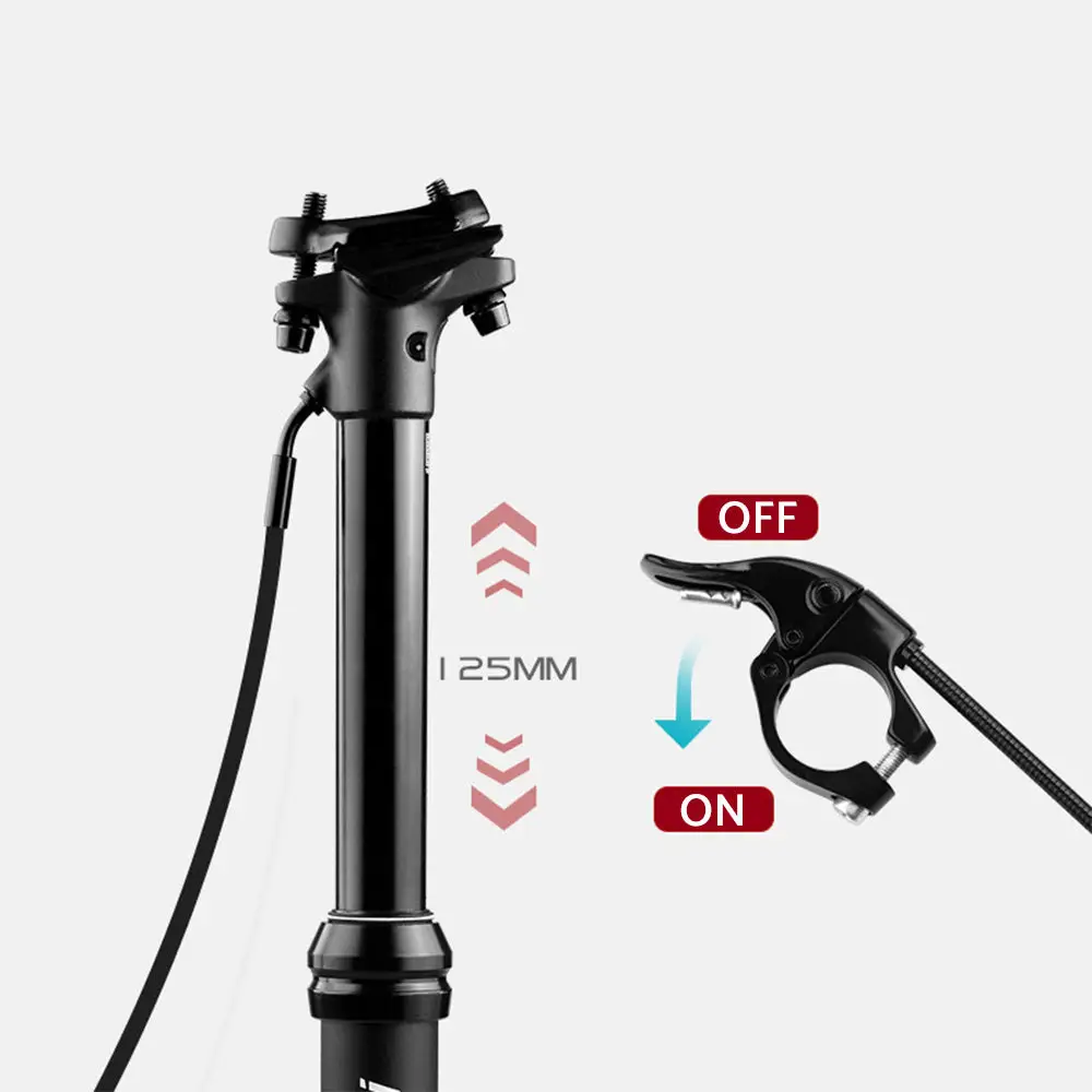 1 Set Bike MTB Dropper Seat Post Internal/External Cable Routing 30. 9/31. 6mm - Image 5