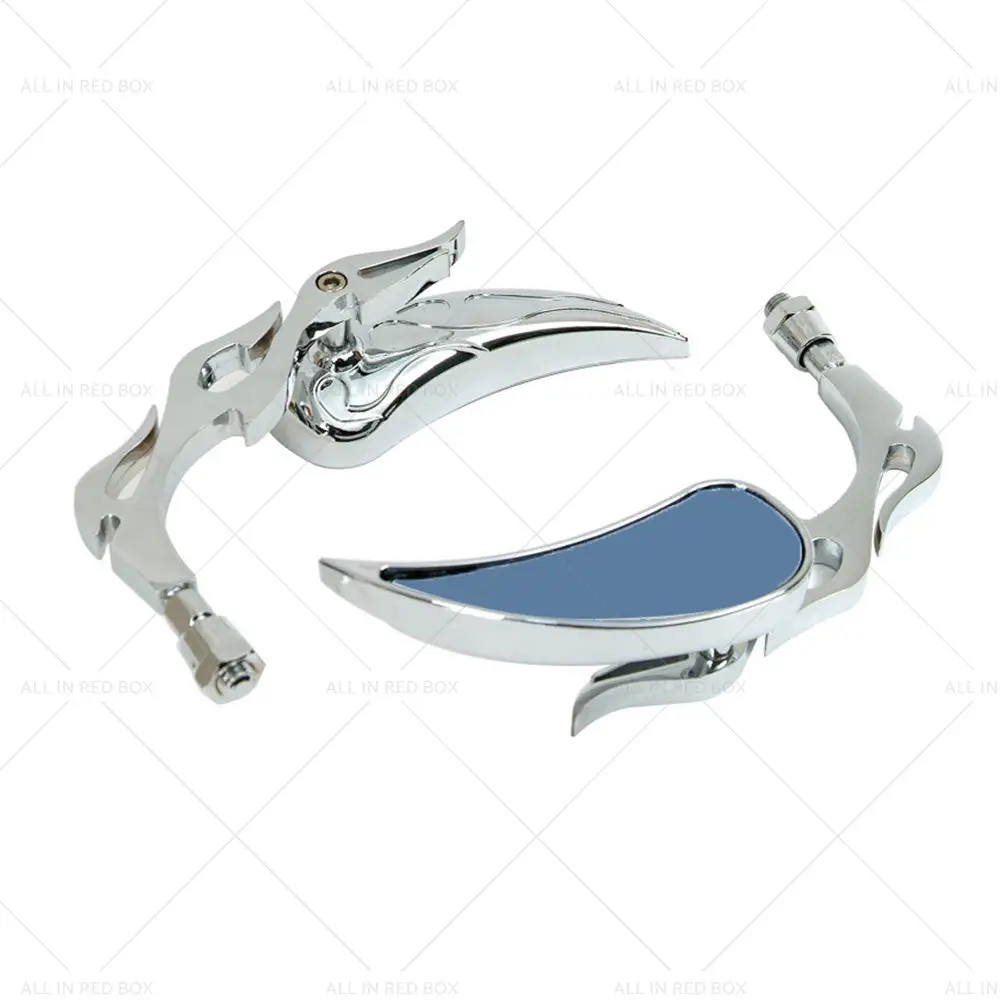 Buy Maxcool motorcycle rearview mirrors for Harley Davidson Street Glide Dyna with chrome finish Products On Sale Australia