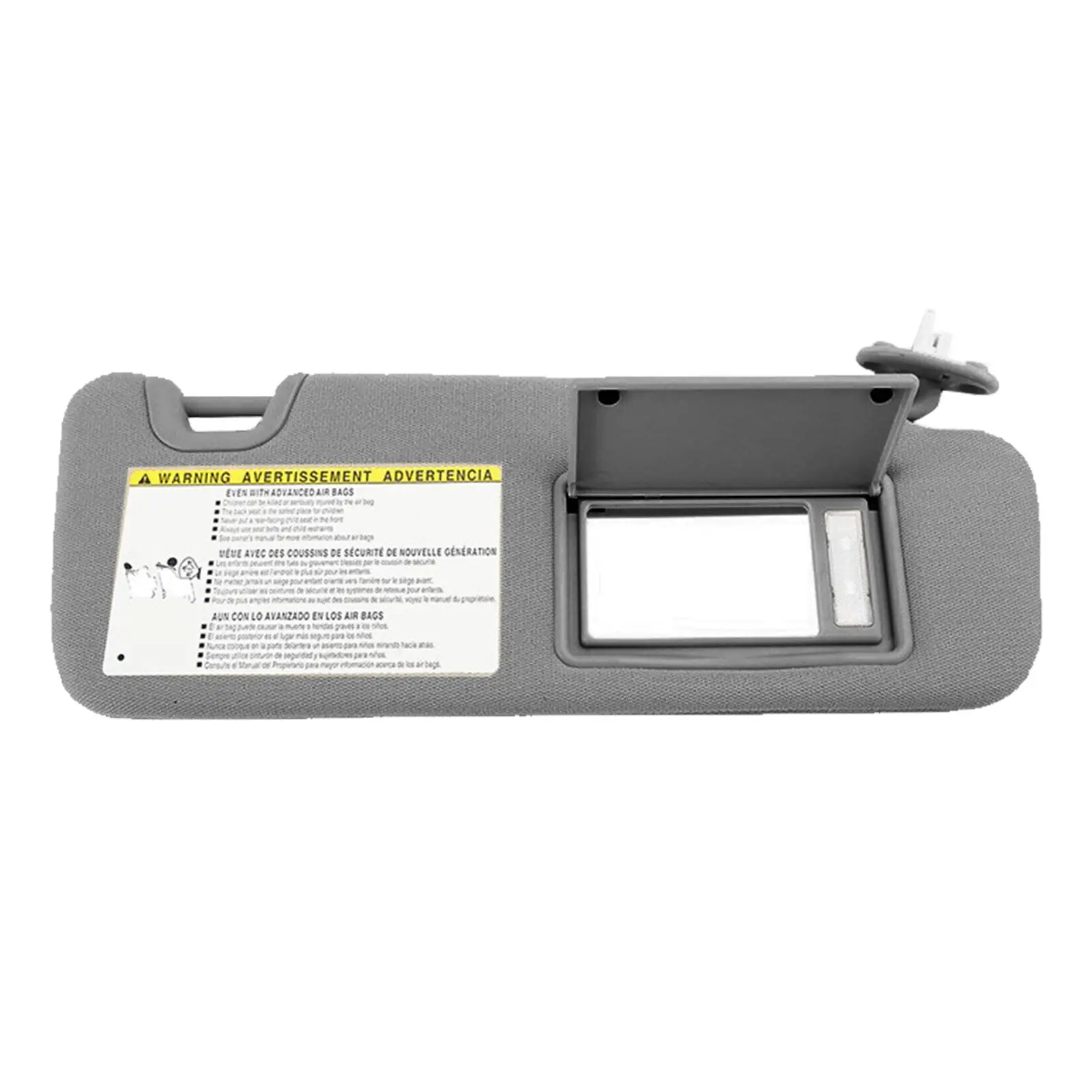 Right Driver Side Sun Visor With Vanity Light Suitable For Toyota Kluger 2014-2019 Gray - Image 5