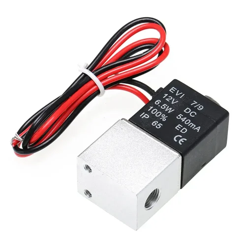 12V 2-Way DC Electric Solenoid Air Valve Normally Closed Suitable For 1 or 4-Inch Systems