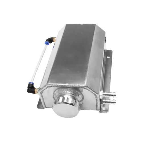 Universal Aluminum 2L Coolant Radiator Overflow Recovery Water Tank Bottle Suitable For Cars