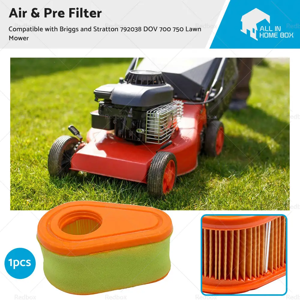 Air and Pre Filter Suitable For Briggs and Stratton 792038 DOV 700 750 Lawn Mower
