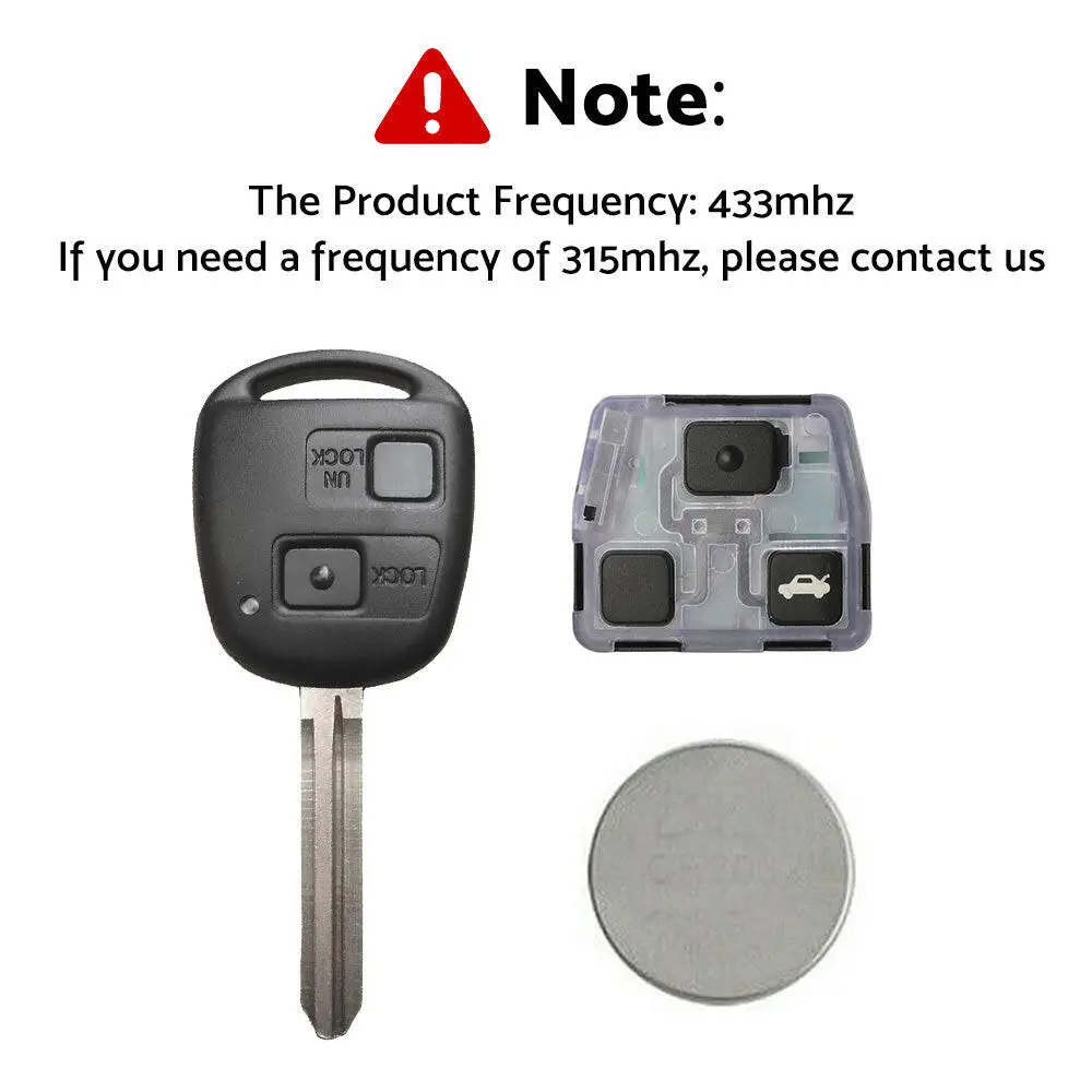 Buy MAXCOOL remote car key with 4D-67 chip for Toyota Prado 120 RAV4 Kluger Tarago 50171 Products On Sale Australia with 433m