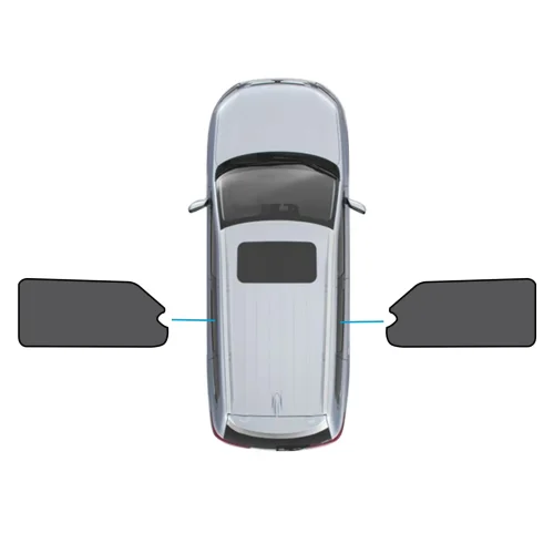 2x Car Rear Window Shades Suitable for LDV G10 2014-Present UVB&UVA Protection