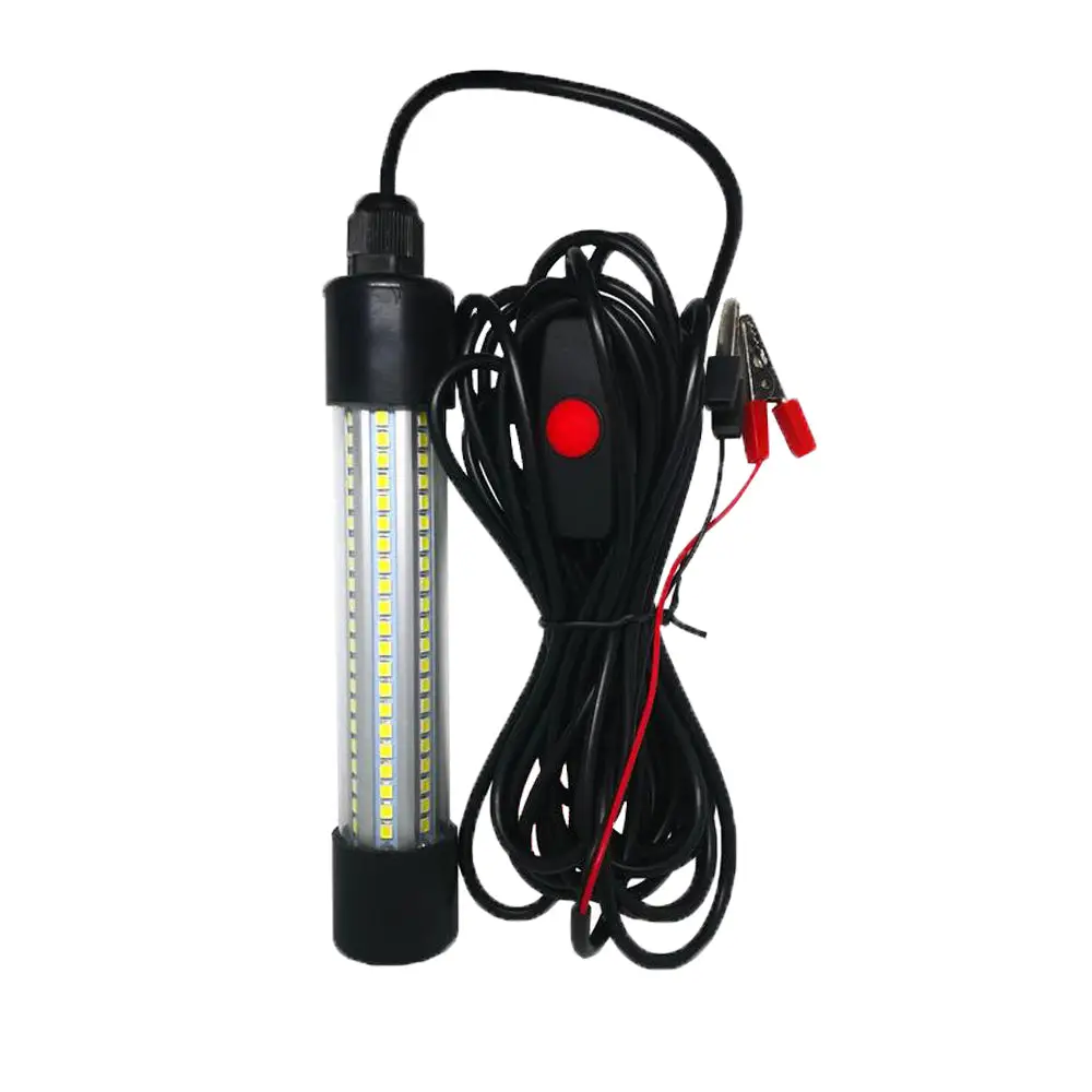 Buy MAXCOOL 12V LED underwater fishing light stick with switch and clips for squid, fish, and prawn lure lighting Products On