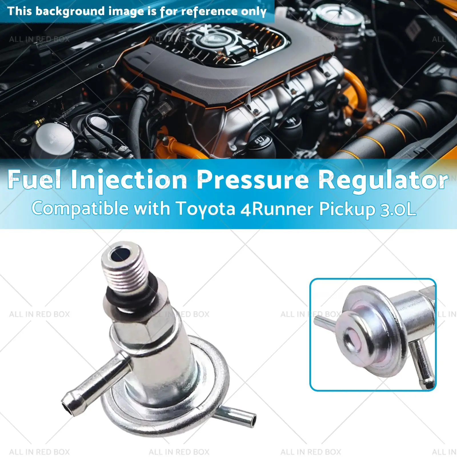 Buy Maxcool fuel injection pressure regulator for Toyota 4Runner Pickup 3.0L 88-95 with durable metal build Products On Sale