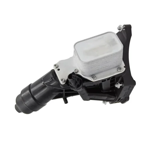 Black Engine Oil Cooler Filter Housing Suitable For BMW F20 / F22 / F30 / G30 / G32