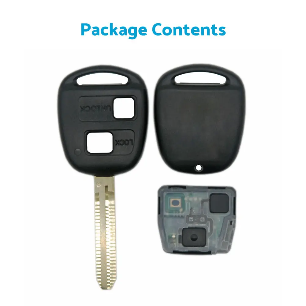 Complete Transponder Remote Key 304MHz Chip 60120 Suitable For Toyota Prado 120 - Image 4