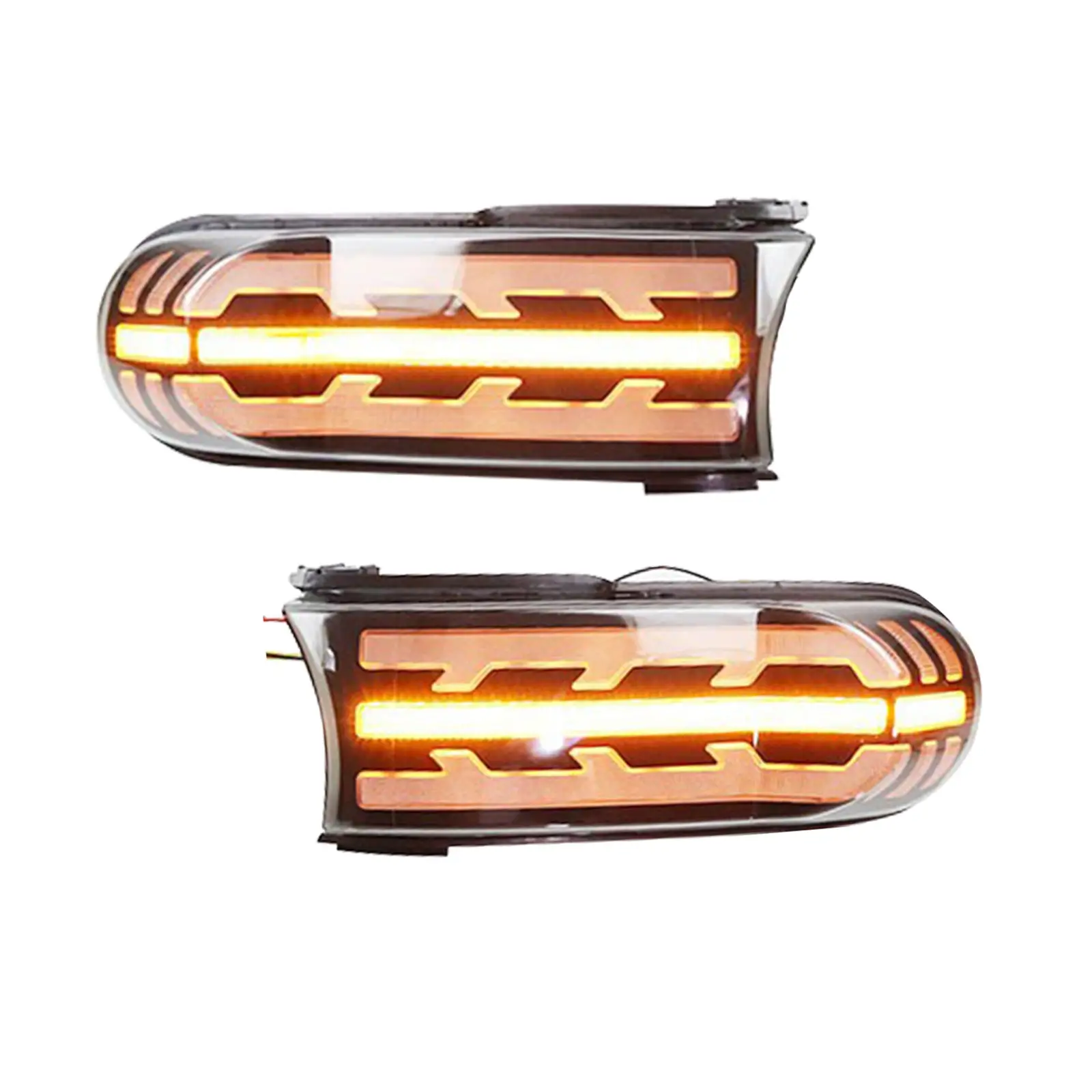Buy Maxcool LED fog lights daytime running light set for Toyota FJ Cruiser 07-21 with amber illumination Products On Sale Aus