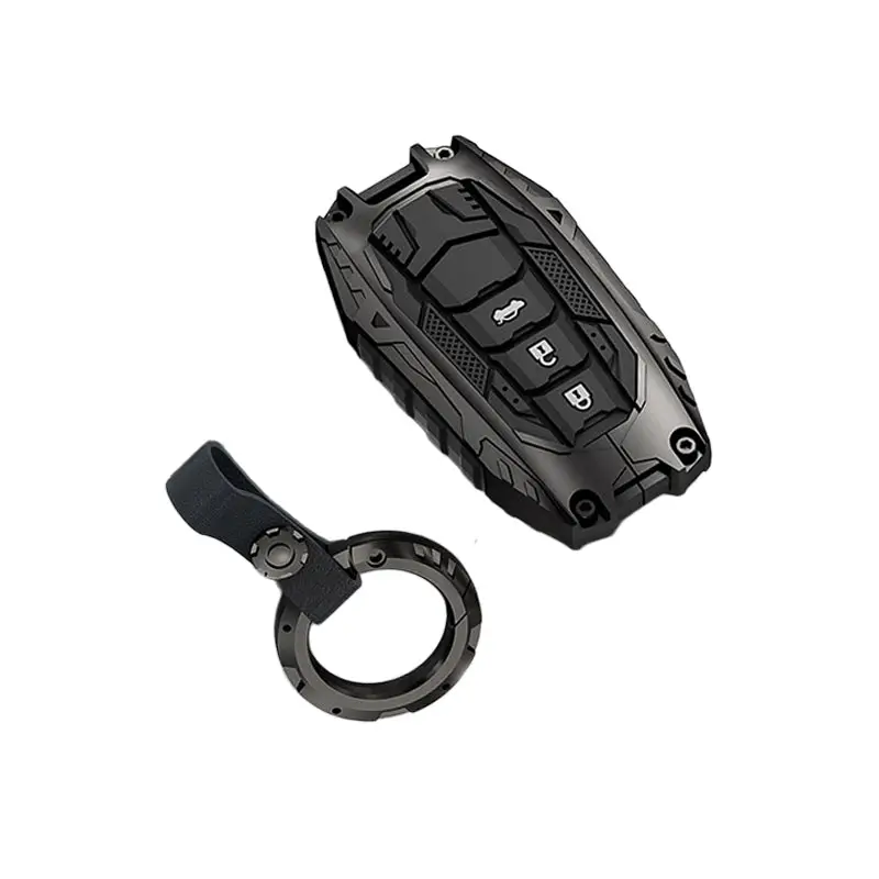 Buy MAXCOOL remote key cover case for Toyota Land Cruiser Prado LC250 2024 onwards with durable black design Products On Sale