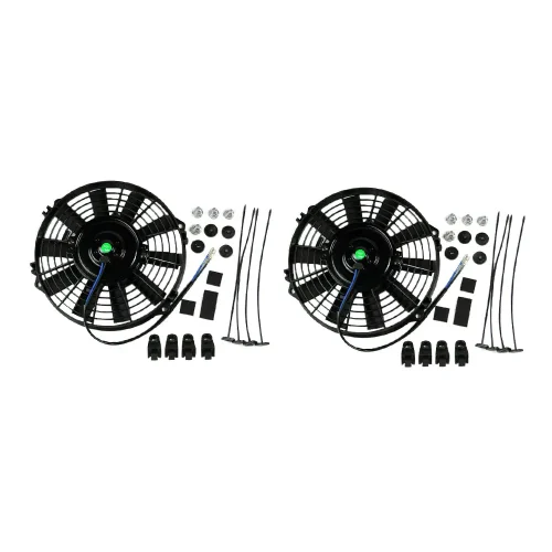 2x 9inch 12V 80W Electric Radiator Fan With Mounting Kit Suitable For Holden Commodore