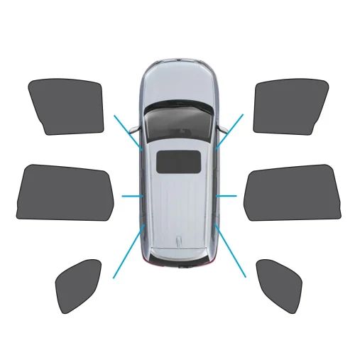 Car Window Magnetic Mesh Sun Shades Suitable For Mitsubishi Outlander 2021-2023