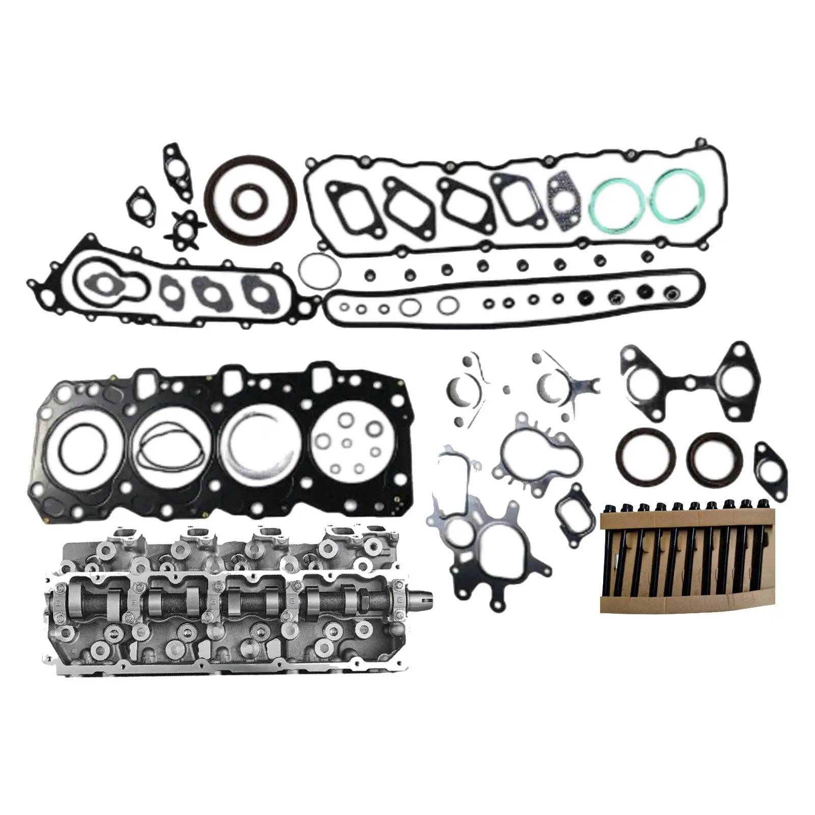 Cylinder Head With Bolts & Gasket Kit Suitable For Toyota Prado 3.0L 4Cyl 1KZ-TE - Image 6