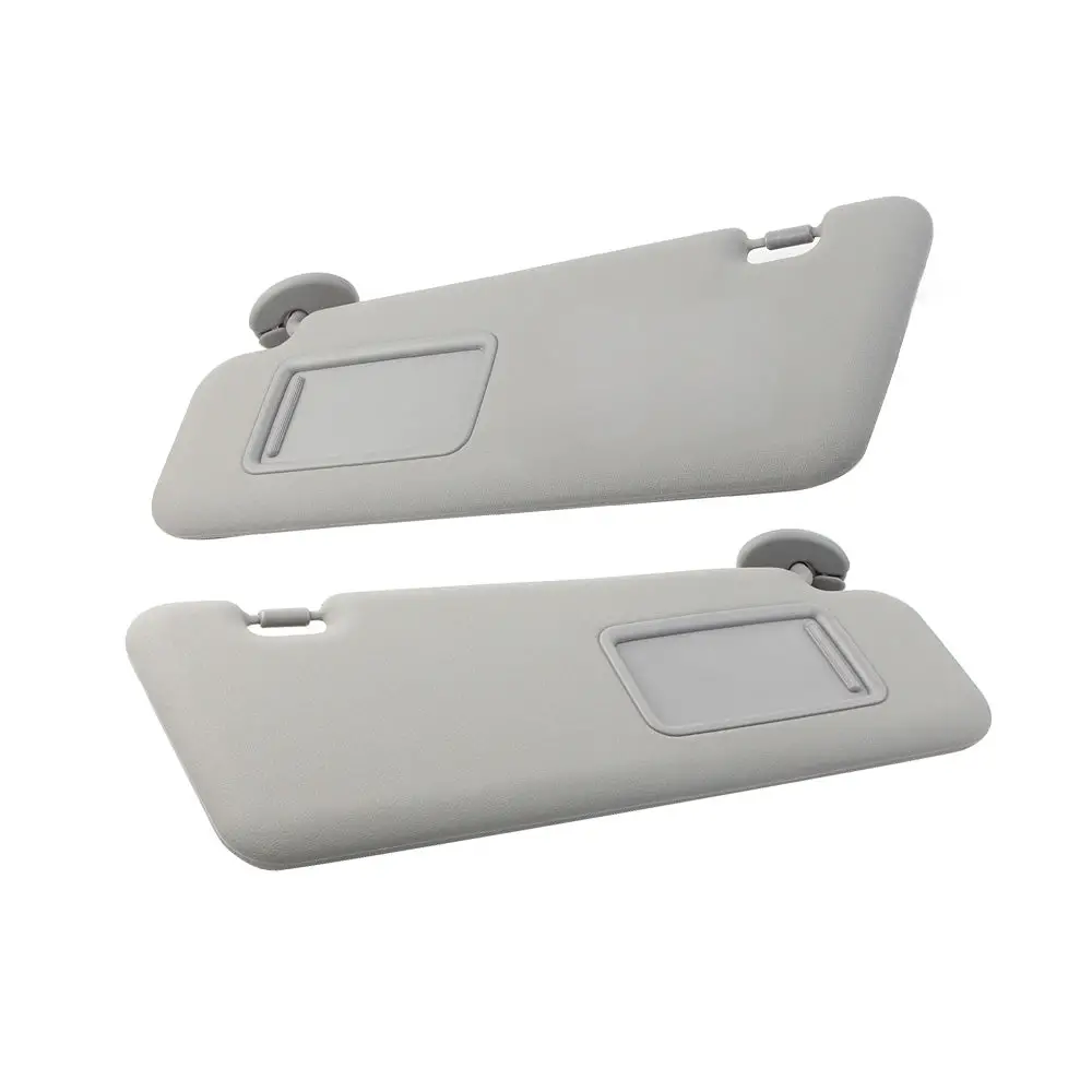 Buy left and right sun visors with light for Toyota Kluger Highlander 2008-2013 by MAXCOOL Products On Sale Australia in grey