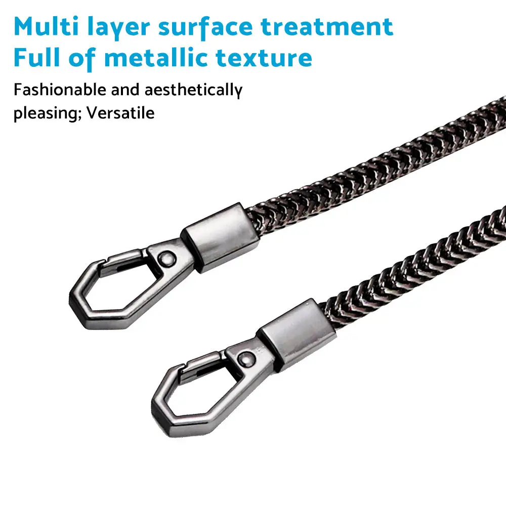 NEW Alloy Black Link Biker Trucker Punk Wallet Chain 16inch 40cm Long - Image 5