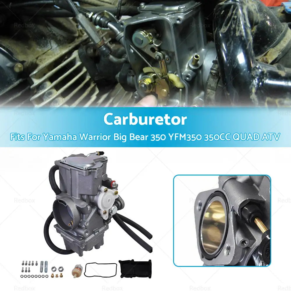 Carburetor Suitable For Yamaha Warrior / Big Bear 350 YFM350 350CC 1987-2004 Quad ATV - Image 3