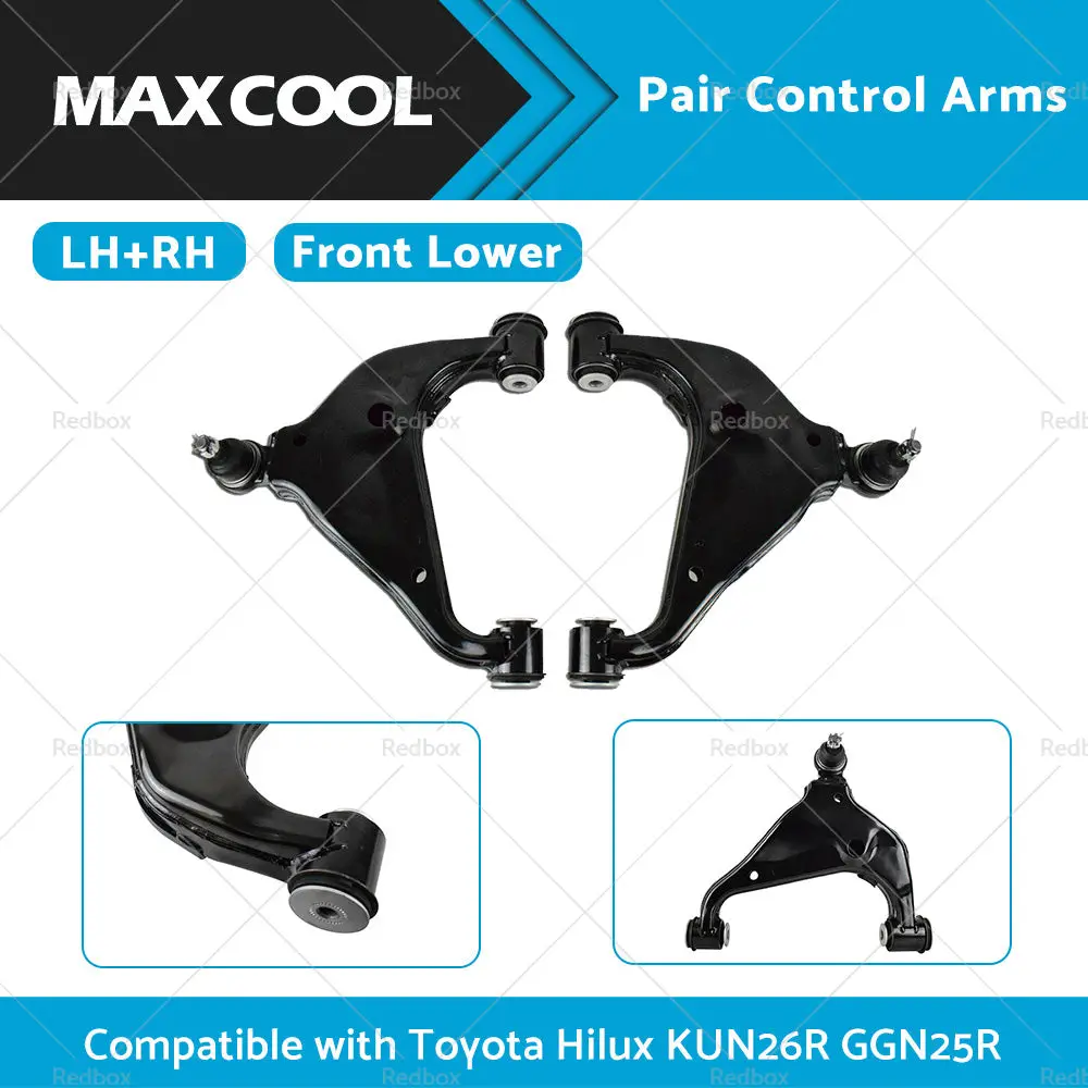 LH RH Front Lower Control Arm Suitable for TOYOTA HILUX KUN26 GGN25 4WD 05-15 - Image 2