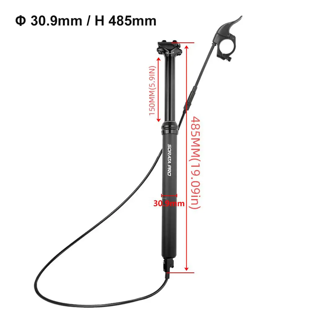 1 Set Bike MTB Dropper Seat Post Internal/External Cable Routing 30. 9/31. 6mm - Image 8