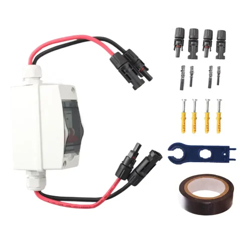 PV Isolator Switch DC 500V 32A IP65 Disconnect Circuit Breaker Suitable for Solar-Panels