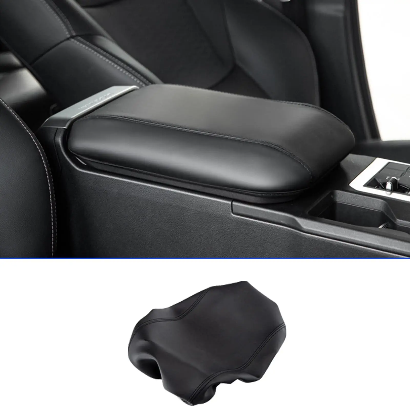 Buy MAXCOOL leather center armrest cover trim for Toyota Prado LC250 2024-2025 RHD in black Products On Sale Australia