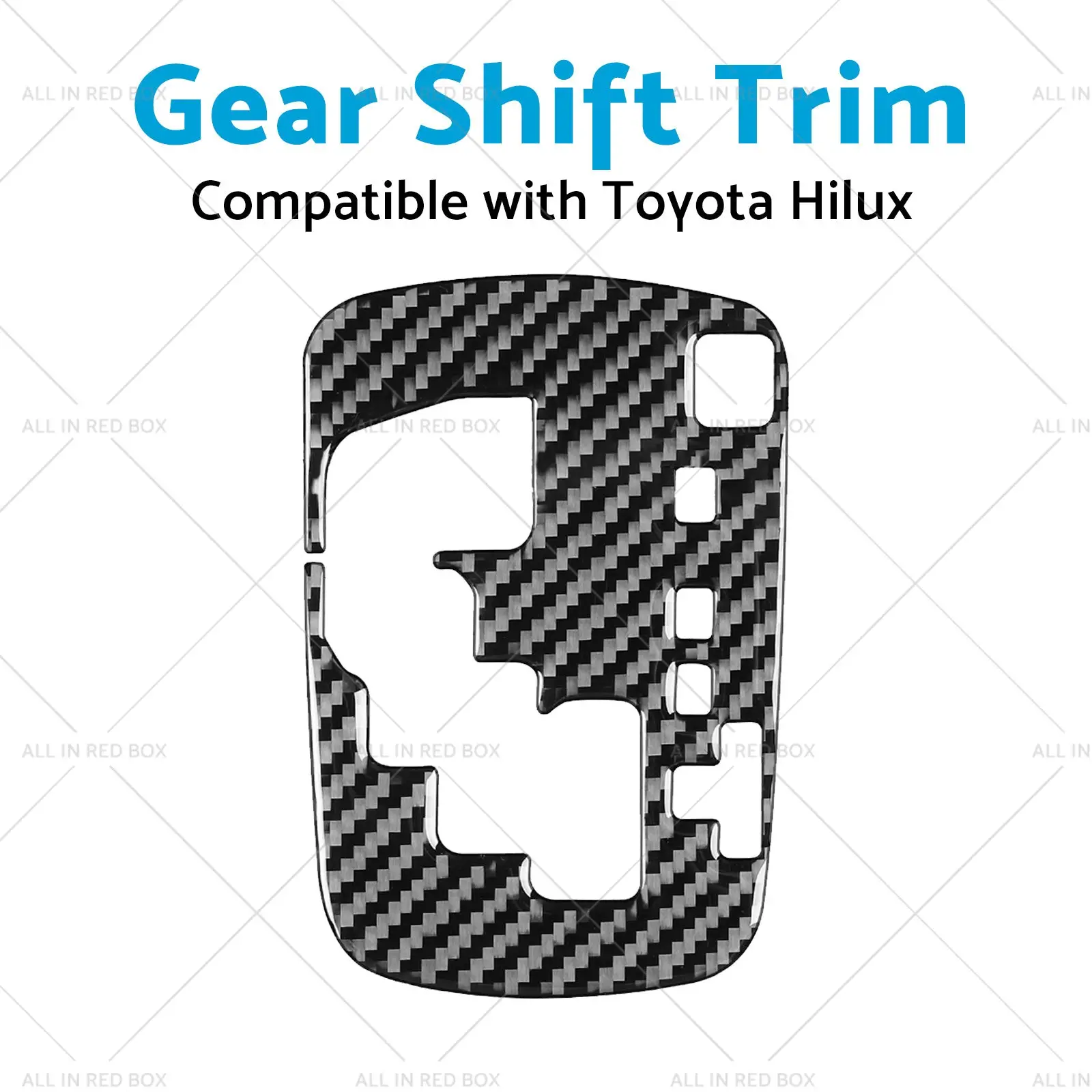 Carbon Fiber Gear Shift Sticker Trim Suitable For Toyota Hilux Revo 15-23 RHD - Image 5